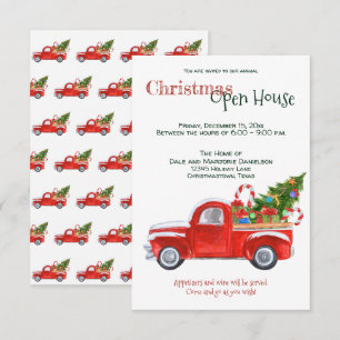 Benutzerdefiniertes Ereignis Weihnachts-Open-House Einladung