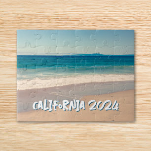 Benutzerdefiniertes Erinnerungsfoto Ozeanblaue lan Puzzle