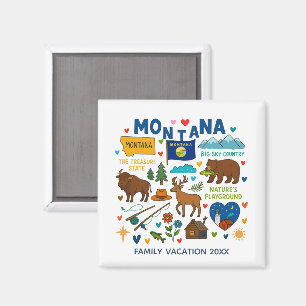 Benutzerdefiniertes Erinnerungsstück für Montana-F Magnet