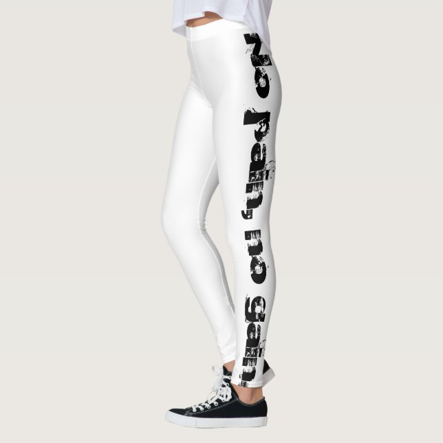 Benutzerdefiniertes Erstellen eines eigenen Textes Leggings (Links)