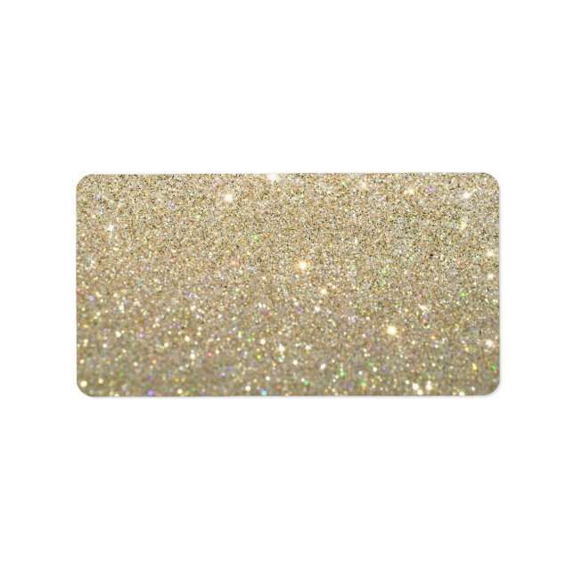 Benutzerdefiniertes Etikett - Glit Fab Adressaufkleber (Vorne)