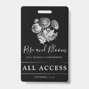 Benutzerdefiniertes Event VIP All Access Frauenkon Ausweis