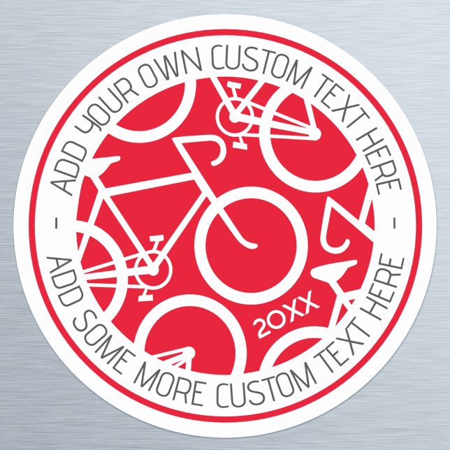 Benutzerdefiniertes Fahrrad Runder Aufkleber (Von Creator hochgeladen)