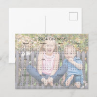 Benutzerdefiniertes Familienfoto 2024 Monatlicher