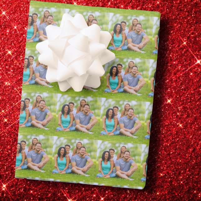Benutzerdefiniertes Familienfoto Geschenkpapier Set (Von Creator hochgeladen)