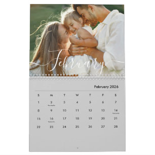 Benutzerdefiniertes Familienfoto Personalisierte Kalender