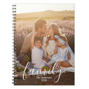 Benutzerdefiniertes Familienfoto – Personalisierte Notizblock