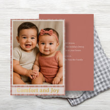 Benutzerdefiniertes Familienfoto Terrakotta Beige