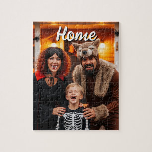 Benutzerdefiniertes Familienporträt Personalisiert Puzzle