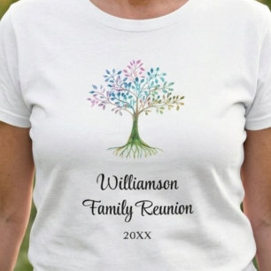 Benutzerdefiniertes Familienstammbaum-Familientref T-Shirt