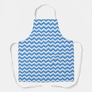 Benutzerdefiniertes Farb-Chevron-Muster Schürze