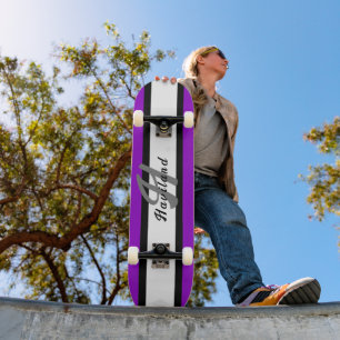 Benutzerdefiniertes Farbskateboard mit dem Namen H Skateboard