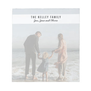 Benutzerdefiniertes Farbvolles Foto Personalisiert Notizblock