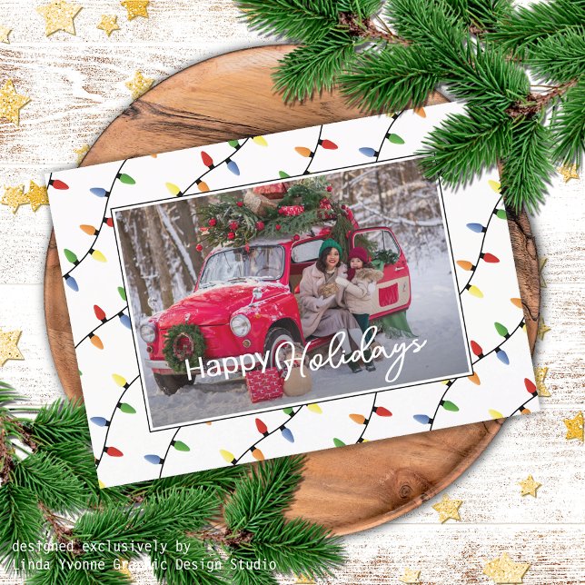 Benutzerdefiniertes festes Party-Zeichenketten-Mus Feiertagskarte (Von Creator hochgeladen)