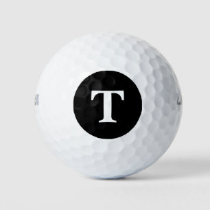 Benutzerdefiniertes fett schwarzes solides moderne golfball