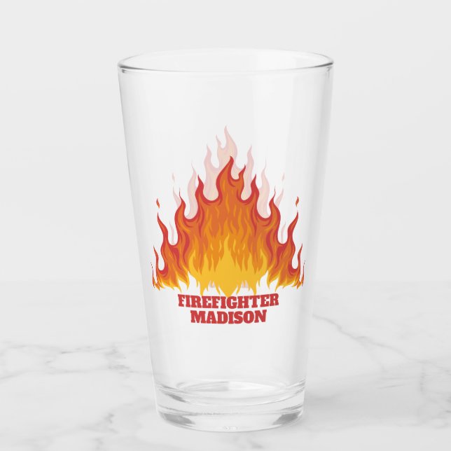 Benutzerdefiniertes Feuerwehrglas Glas (Vorderseite)