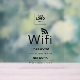 Benutzerdefiniertes Firmene WLAN-Schild mit Ihrem Acrylschild