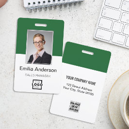 Benutzerdefiniertes Firmenlogo Bar-Code Mitarbeite Ausweis