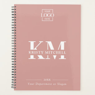 Benutzerdefiniertes Firmenlogo & Branding-Monogram Planer