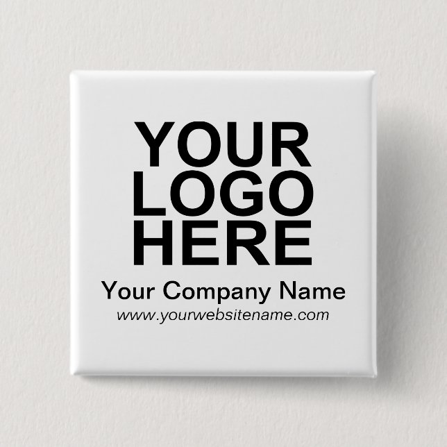 Benutzerdefiniertes Firmenlogo Button (Vorderseite)