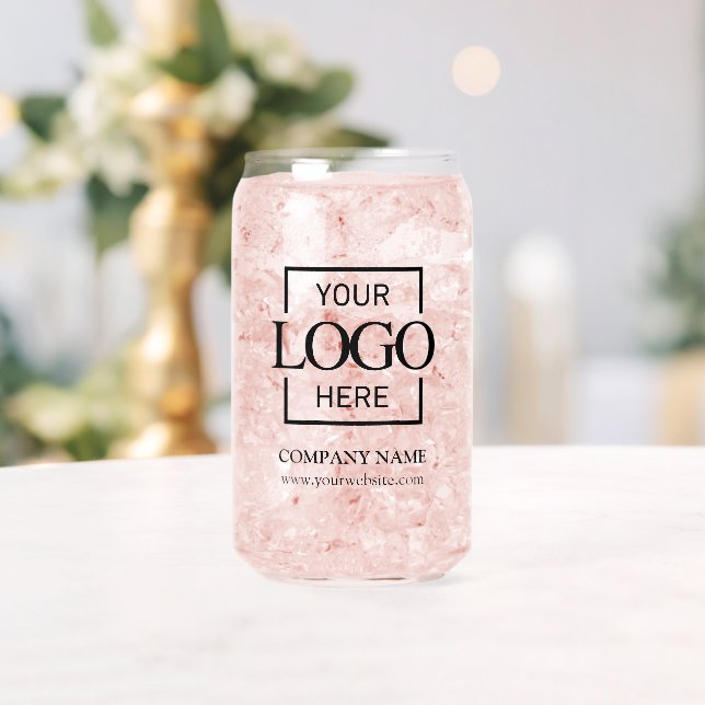 Benutzerdefiniertes Firmenlogo Corporate Branding Dosenglas (Insitu (Hochzeit))