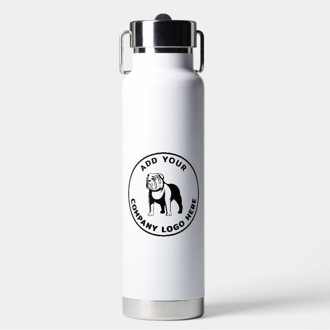 Benutzerdefiniertes Firmenlogo Einfaches Personal Trinkflasche (Vorderseite)