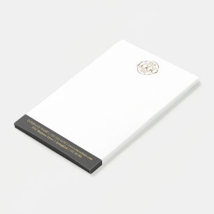 Benutzerdefiniertes Firmenlogo Elegant Einfach Pro Post-it Klebezettel