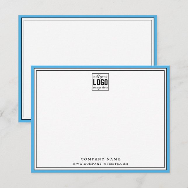 Benutzerdefiniertes Firmenlogo, Farbe 2, Grenze Mitteilungskarte (Vorne/Hinten)