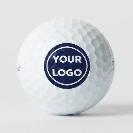 Benutzerdefiniertes Firmenlogo für Navy Blue Premi Golfball