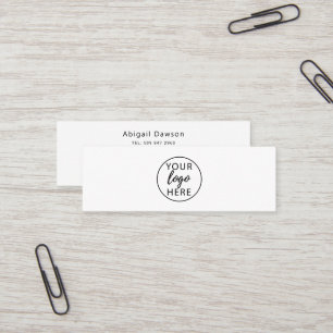 Benutzerdefiniertes Firmenlogo für Unternehmen Mini Visitenkarte