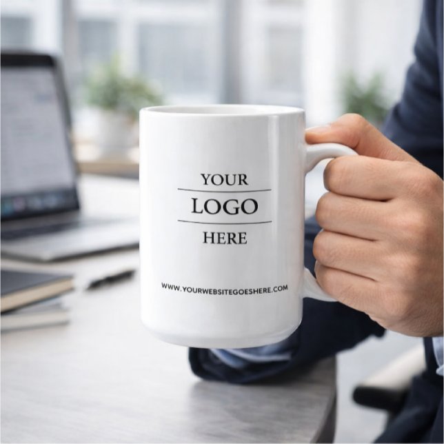 Benutzerdefiniertes Firmenlogo gebrandet  Kaffeetasse (Von Creator hochgeladen)