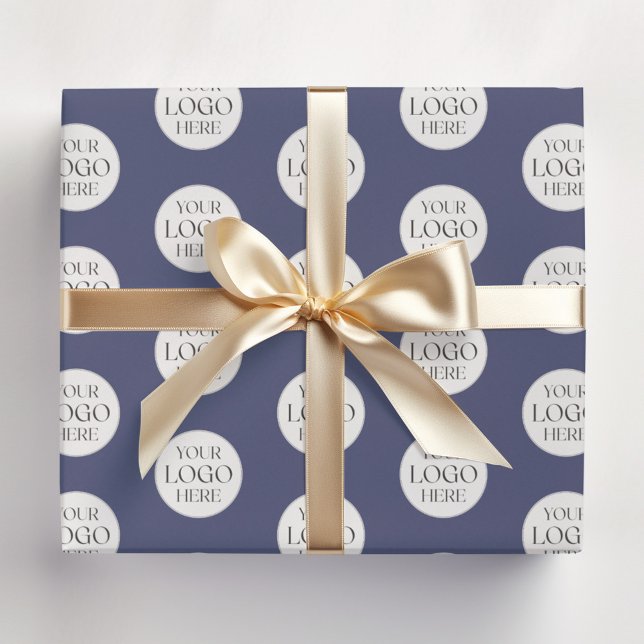 Benutzerdefiniertes Firmenlogo Geschäftsfördernd Geschenkpapier (Von Creator hochgeladen)