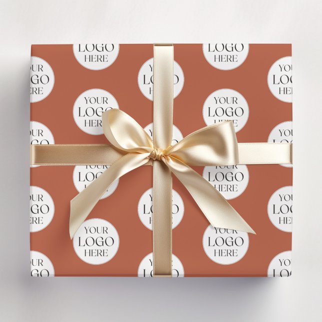 Benutzerdefiniertes Firmenlogo Geschäftsfördernd Geschenkpapier (Von Creator hochgeladen)