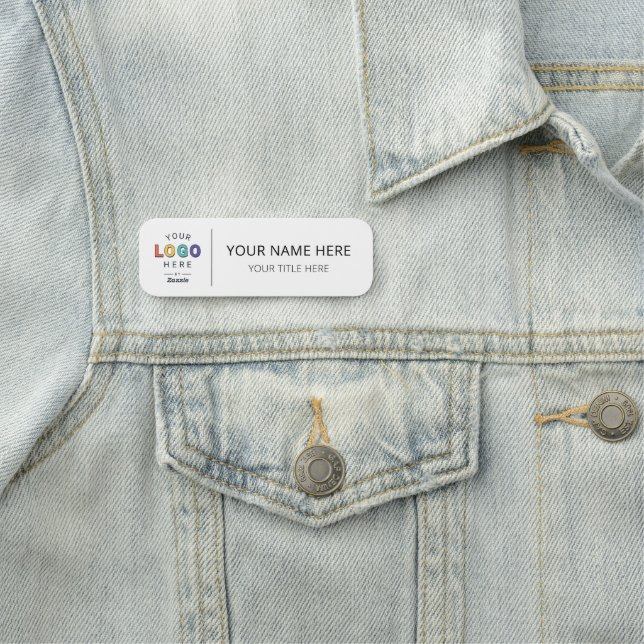 Benutzerdefiniertes Firmenlogo Geschäftslogo Namensschild (Beispiel)