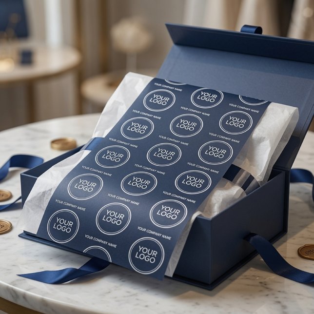 Benutzerdefiniertes Firmenlogo | Geschäftverpackun Seidenpapier (Von Creator hochgeladen)