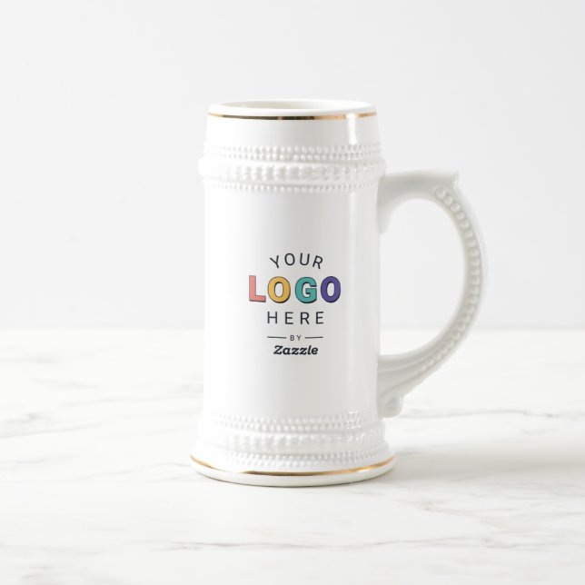 Benutzerdefiniertes Firmenlogo-Geschenk  Bierglas (Rechts)