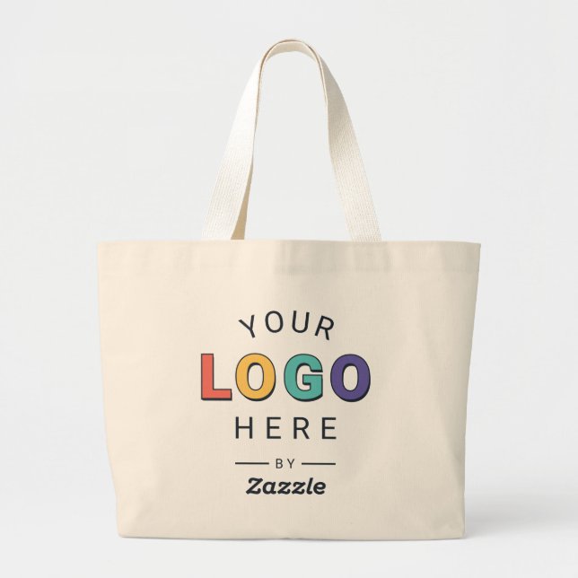 Benutzerdefiniertes Firmenlogo-Geschenk  Jumbo Stoffbeutel (Vorne)