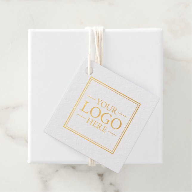 Benutzerdefiniertes Firmenlogo Geschenkanhänger (Mit Box)