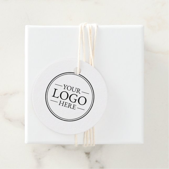 Benutzerdefiniertes Firmenlogo Geschenkanhänger (Beispiel)