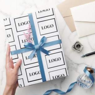 Benutzerdefiniertes Firmenlogo Geschenkpapier