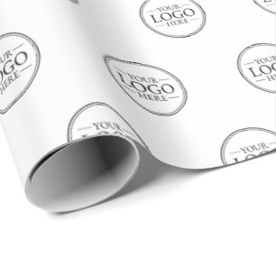 Benutzerdefiniertes Firmenlogo Geschenkpapier