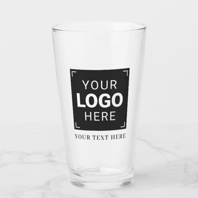 Benutzerdefiniertes Firmenlogo Glas (Vorderseite)