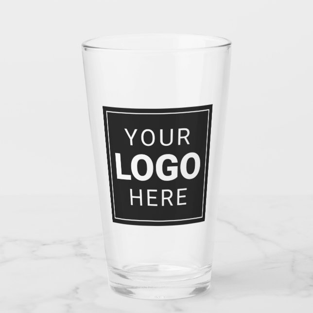 Benutzerdefiniertes Firmenlogo Glas (Vorderseite)
