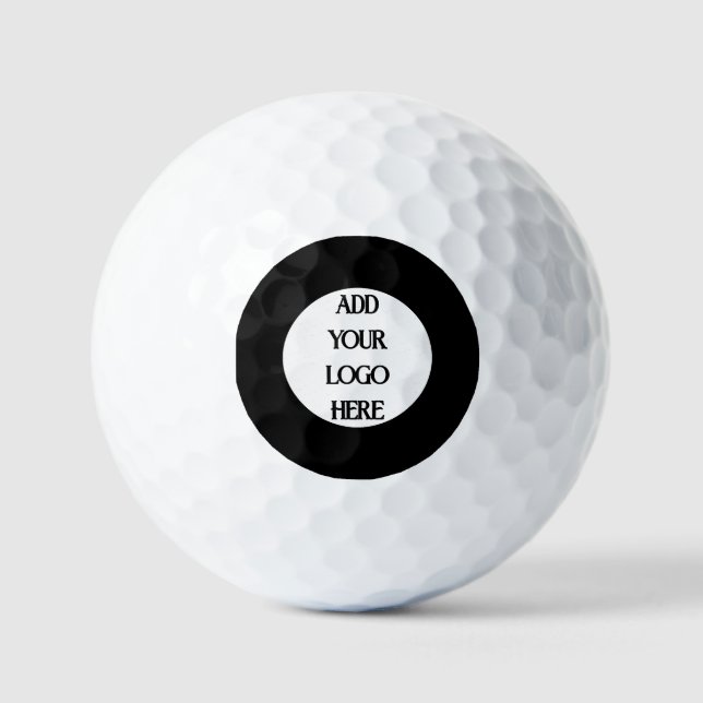 Benutzerdefiniertes Firmenlogo  Golfball (Vorderseite)