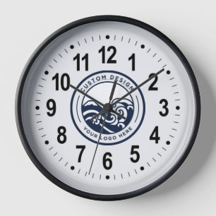 Benutzerdefiniertes Firmenlogo Große Uhr