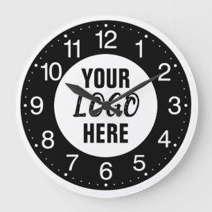 Benutzerdefiniertes Firmenlogo Große Wanduhr