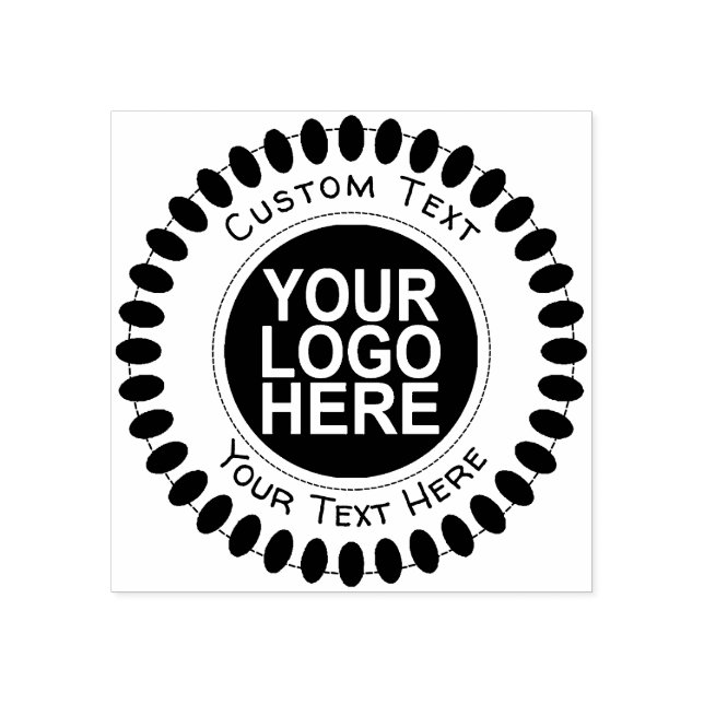 Benutzerdefiniertes Firmenlogo Gummistempel (Prägung)