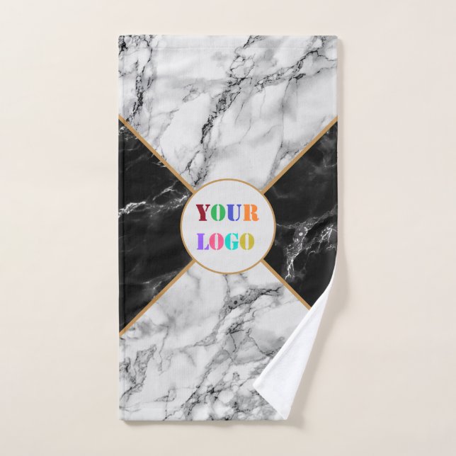 Benutzerdefiniertes Firmenlogo Ihr Unternehmen Bad Badhandtuch Set (Handtuch)