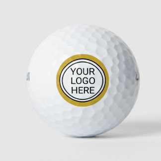 Benutzerdefiniertes Firmenlogo in Gold geprägt Golfball