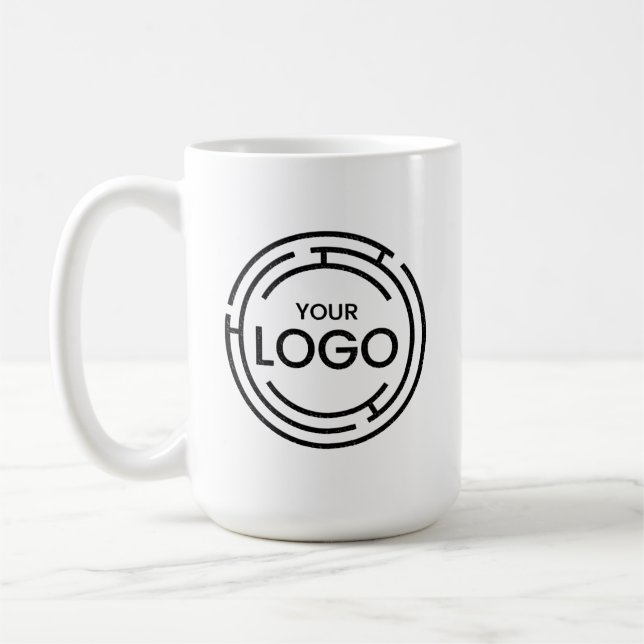 Benutzerdefiniertes Firmenlogo Kaffeetasse (Links)